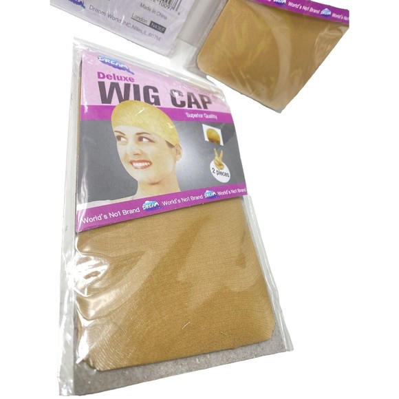 Stocking Wig Caps 3 Packs Brand New - Picture 2 of 5